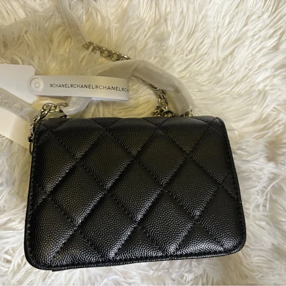 Chanel Black Quilted Wallet Timeless Luxury - Picture 4 of 6
